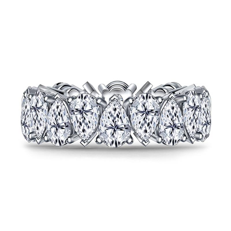 New Trendy Women Wedding Circle Rings Brilliant Water Drop Cubic Zirconia Romantic Promise Ring Stylish
New Trendy Women Wedding Circle Rings Brilliant Water Drop Cubic Zirconia Romantic Promise Ring Stylish