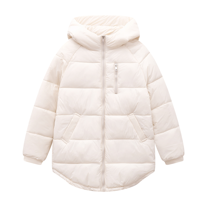 New Fashoin Glossy Parka Winter Jacket Women Short Hooded Parka Thick Warm Oversize Coat Female Office Lady 201029