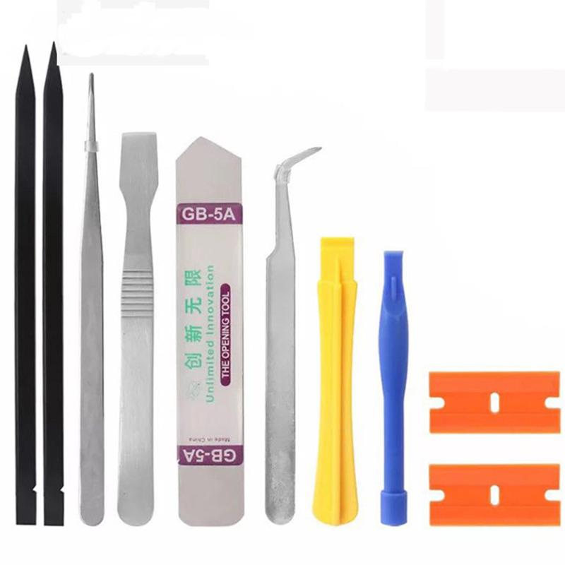 10 in 1 Mobile Phone Repair Tool Set Hand Tools for Samsung Sony Huawei OnePlus Tablet PC Repair Kit
10 in 1 Mobile Phone Repair Tool Set Hand Tools for Samsung Sony Huawei OnePlus Tablet PC Repair Kit
