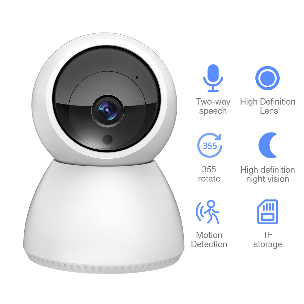 FEISDA 1080P Wireless Wifi Camera HD Home Surveillance Security PTZ CCTV Camera Two Way Audio Baby Monitor Cam
FEISDA 1080P Wireless Wifi Camera HD Home Surveillance Security PTZ CCTV Camera Two Way Audio Baby Monitor Cam