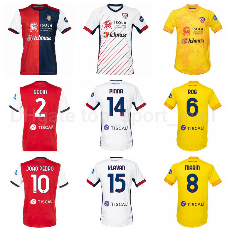 20 21 Cagliari Calcio Soccer 10 JOAO PEDRO Jersey 9 Giovanni Simeone 2 Diego Godin 22 Charalampos Lykogiannis Marko Rog Football Shirt Kits, With patch
20 21 Cagliari Calcio Soccer 10 JOAO PEDRO Jersey 9 Giovanni Simeone 2 Diego Godin 22 Charalampos Lykogiannis Marko Rog Football Shirt Kits, With patch