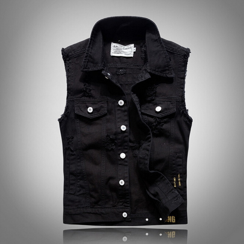 2021 New Collect Sleeveless Male Jeans, Cowboy Jacket with Clip, Cowboy, Vest X87N, Black.
2021 New Collect Sleeveless Male Jeans, Cowboy Jacket with Clip, Cowboy, Vest X87N, Black.