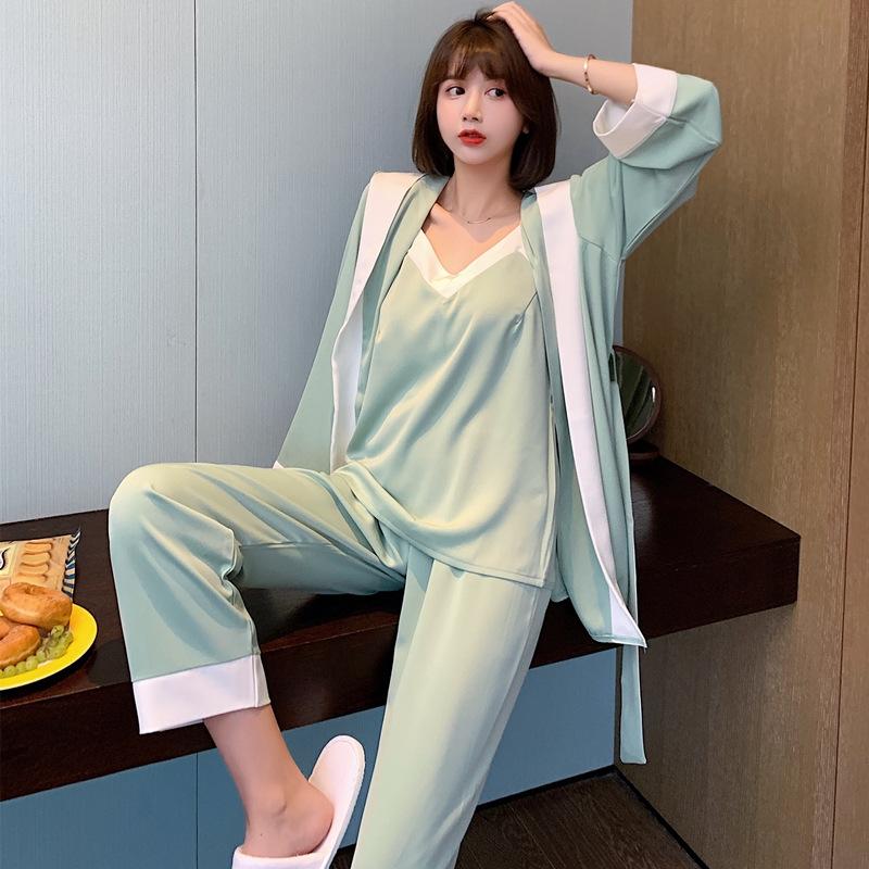 Home service net red pajamas hot style ladies thick nightgowns warm sexy robe hooded sweet three-piece suit nightwear pijamas, Pink
Home service net red pajamas hot style ladies thick nightgowns warm sexy robe hooded sweet three-piece suit nightwear pijamas, Pink