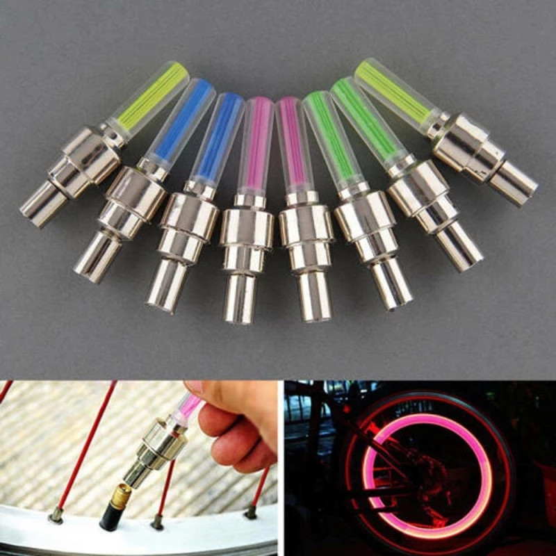 4 Colors Mountain Road Bike Lights Bicycle Tire Valve Caps Wheel Spoke Firefly Effect LED Lamp Tyre Wheel Flash Light Bikes Accessories
4 Colors Mountain Road Bike Lights Bicycle Tire Valve Caps Wheel Spoke Firefly Effect LED Lamp Tyre Wheel Flash Light Bikes Accessories