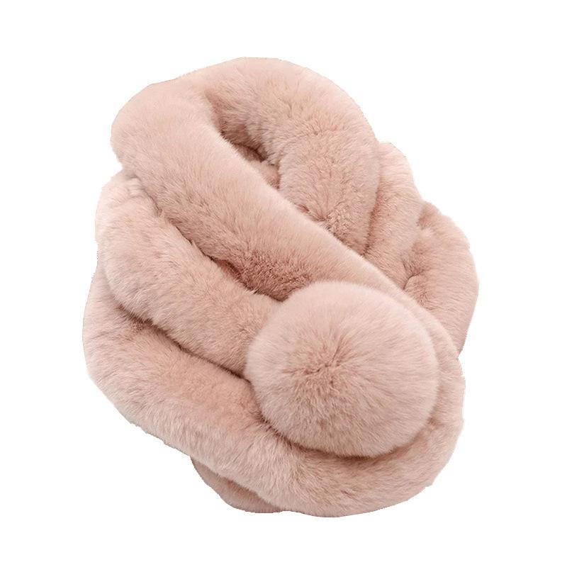 Scarves Women's Korean Faux Hair Scarf Neck Winter Warm Fur Versatile Real Collar 
Scarves Women's Korean Faux Hair Scarf Neck Winter Warm Fur Versatile Real Collar