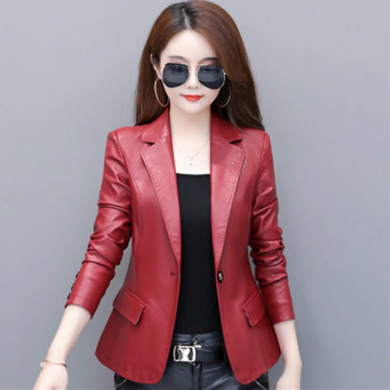 Plus Size Female Leather Jacket New 2020 Spring Autumn Leather Coat Women Short Slim Biker Clothing Black Red Tops 5XL
Plus Size Female Leather Jacket New 2020 Spring Autumn Leather Coat Women Short Slim Biker Clothing Black Red Tops 5XL