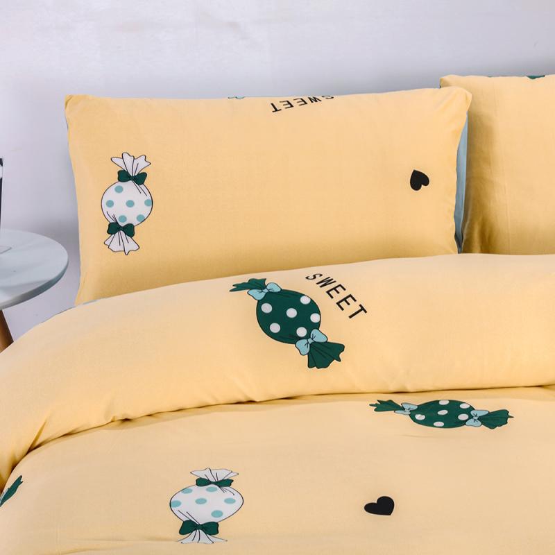 Contracted Fashion High Quality Yellow Candy Printing King Bed Sheets Set Luxury 4PCS, Green
Contracted Fashion High Quality Yellow Candy Printing King Bed Sheets Set Luxury 4PCS, Green