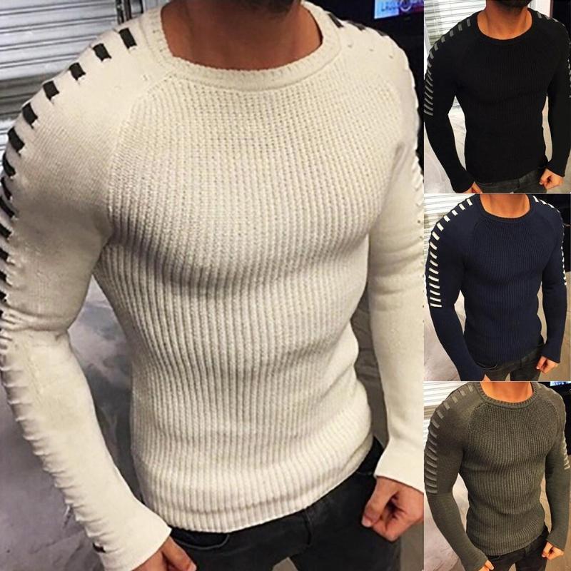 2020 Simple Knitwear Sweater Men Autumn Winter Solid Color Long Sleeve Warm Knitted Pullover Men' Knitted Sweaters Pullover, Black
2020 Simple Knitwear Sweater Men Autumn Winter Solid Color Long Sleeve Warm Knitted Pullover Men' Knitted Sweaters Pullover, Black