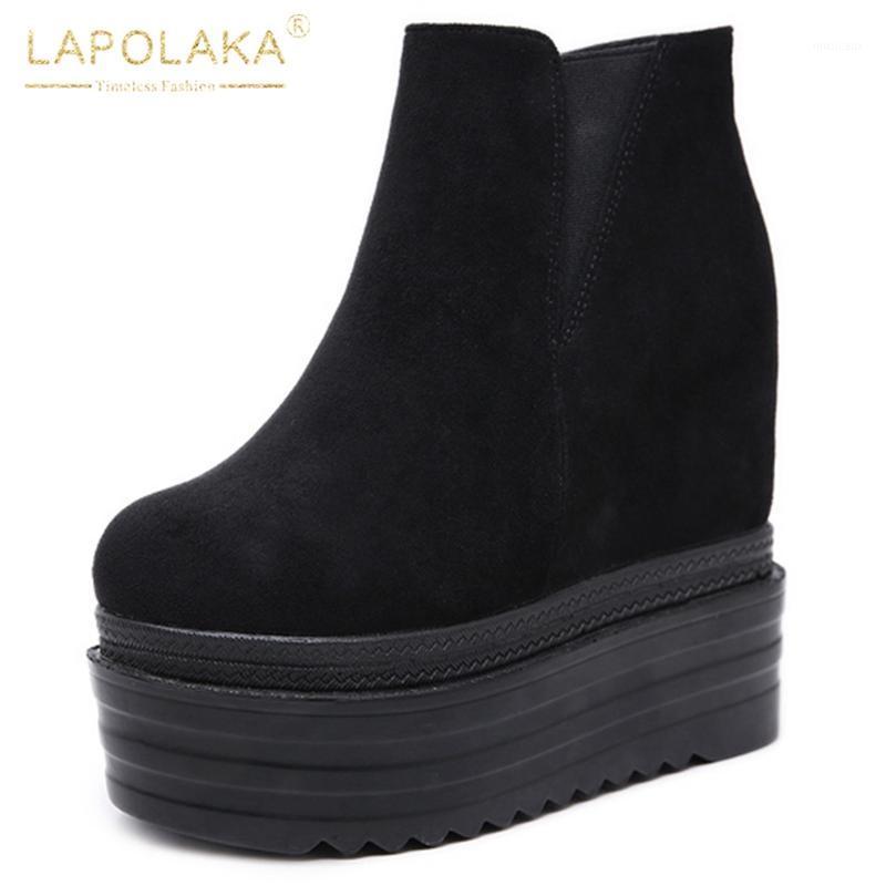 Lapolaka 2020 Fashion New Ankle Boots Woman Shoes Zip Up Spring Autumn Wedge High Heels Platform Shoes Ladies Boots Female1, Black
Lapolaka 2020 Fashion New Ankle Boots Woman Shoes Zip Up Spring Autumn Wedge High Heels Platform Shoes Ladies Boots Female1, Black