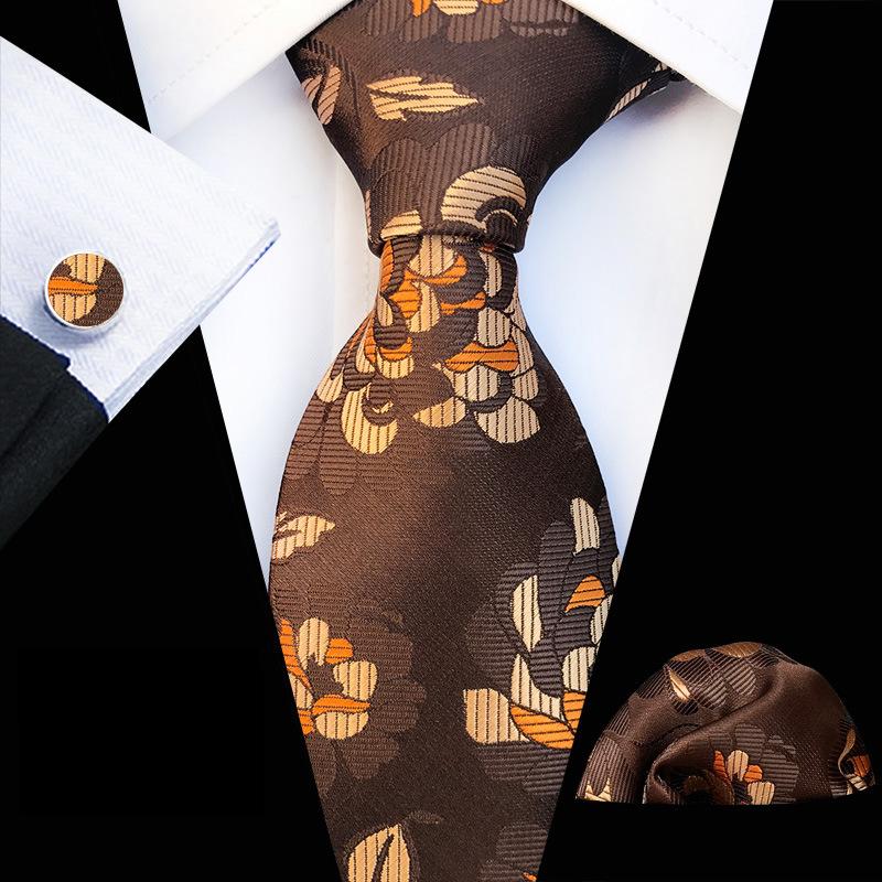 New HOT SALE Paisley Gentleman Tie Fashion Men's Tie Pocket Towel Cuffs Three Sets Trendy Personality Embroidery Floral Suit
New HOT SALE Paisley Gentleman Tie Fashion Men's Tie Pocket Towel Cuffs Three Sets Trendy Personality Embroidery Floral Suit