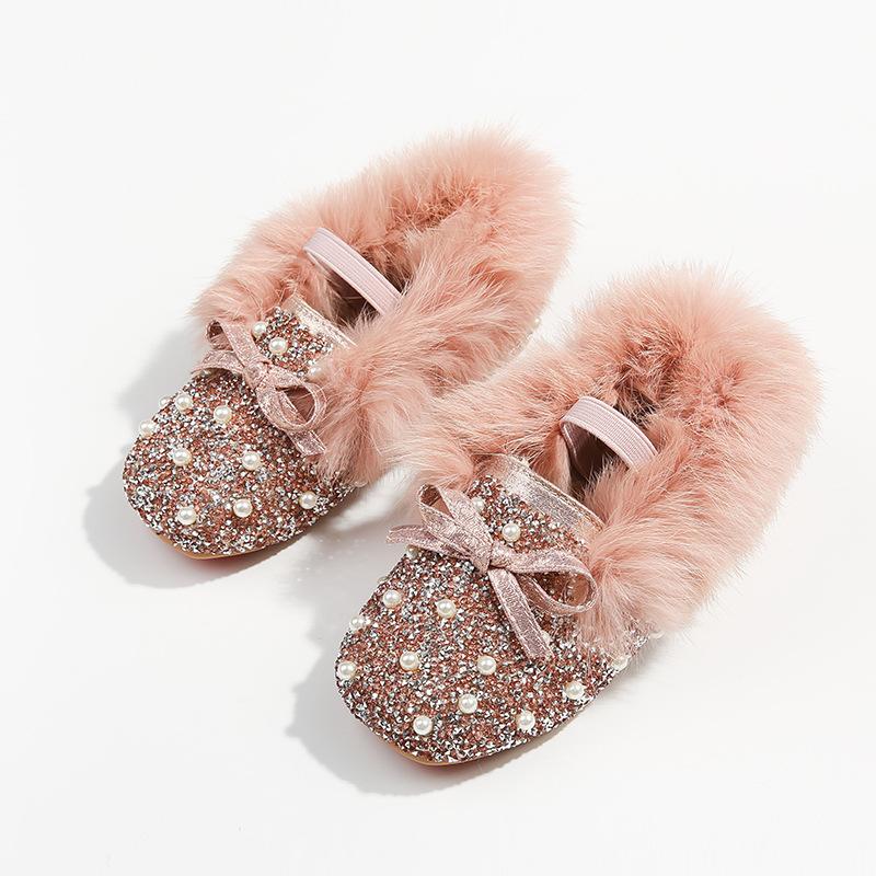 Autumn Winter Girls Princess Shoes Warm Cotton Plush Fluffy Fur Kids Loafers Sequined Flash Leather Girls Flats Children Loafers, Blue
Autumn Winter Girls Princess Shoes Warm Cotton Plush Fluffy Fur Kids Loafers Sequined Flash Leather Girls Flats Children Loafers, Blue