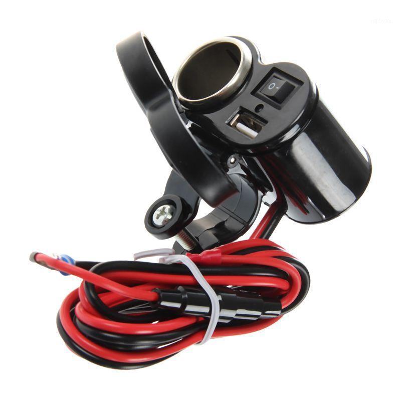 Motorcycle USB Power Supply Port Cigarette Lighter Socket Charger for Cellphone GPS MP31, As pic
Motorcycle USB Power Supply Port Cigarette Lighter Socket Charger for Cellphone GPS MP31, As pic