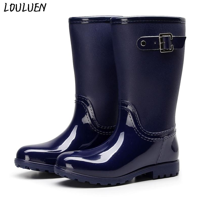 LOULUEN 2020 Boots Women's Non-Slip Rain Boots Punk Style Mid Warm Snow Outdoor Water Shoes Roman Laarzen Bottes Mujer, Wh
LOULUEN 2020 Boots Women's Non-Slip Rain Boots Punk Style Mid Warm Snow Outdoor Water Shoes Roman Laarzen Bottes Mujer, Wh