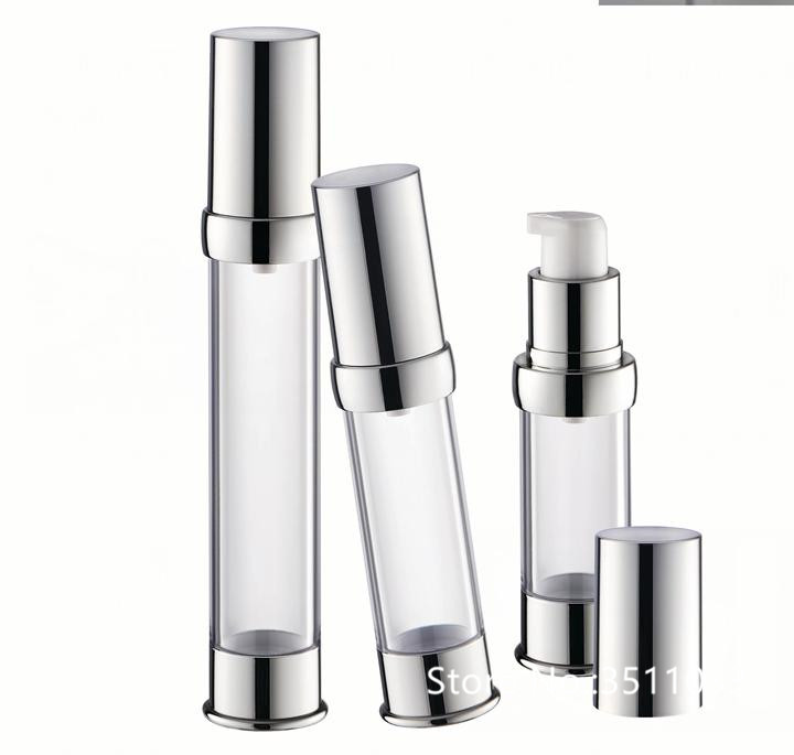 30pcs 15ML 20ML 30ML High Quality Empty Cosmetic Lotion Vacuum Bottle Essence Airless Pump Transparent Body Silver Cap
30pcs 15ML 20ML 30ML High Quality Empty Cosmetic Lotion Vacuum Bottle Essence Airless Pump Transparent Body Silver Cap