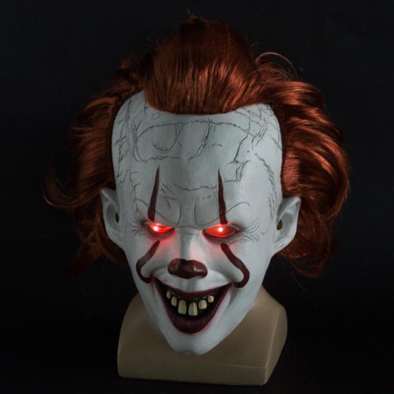 LED Pennywise Clown Mask Stephen King's It Chapter Two Masque Cosplay Helmet Prop masks
LED Pennywise Clown Mask Stephen King's It Chapter Two Masque Cosplay Helmet Prop masks