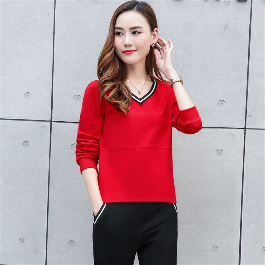 tracksuits women set 2 piece set pants suits and large coord set outfits spring autumn long sleeves T200706