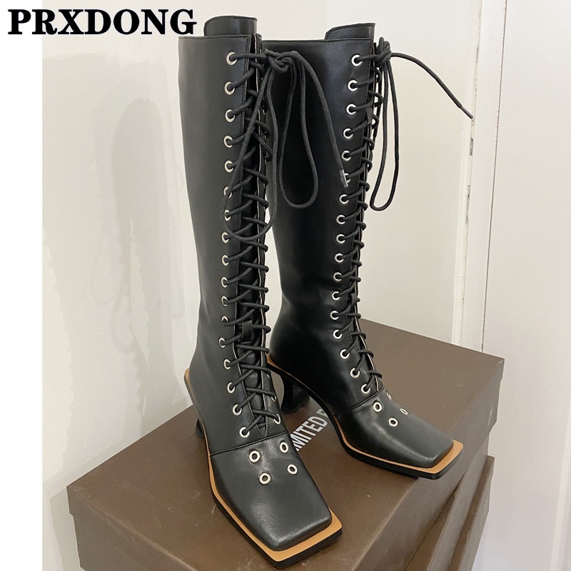 2021 Female Knee Elegant Genuine Hide Microfibre Woman Cross-tied Shoes Thick High Heels Boots 650v, Beige white
2021 Female Knee Elegant Genuine Hide Microfibre Woman Cross-tied Shoes Thick High Heels Boots 650v, Beige white
