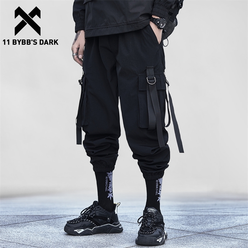 11 BYBB'S DARK Hip Hop Tactical Pants Men Elastic Waist Ribbon Harem Sweatpants Streetwear Oversize Casual Joggers Trousers 201109, Black
11 BYBB'S DARK Hip Hop Tactical Pants Men Elastic Waist Ribbon Harem Sweatpants Streetwear Oversize Casual Joggers Trousers 201109, Black