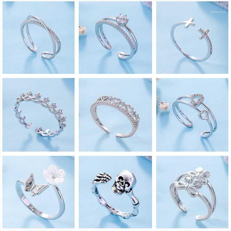 New Fashion 925 Sterling Silver Rings For Women Wedding Zircon Open Heart Shape Love Flower Finger Rings Adjustable Ring Gifts1 
New Fashion 925 Sterling Silver Rings For Women Wedding Zircon Open Heart Shape Love Flower Finger Rings Adjustable Ring Gifts1
