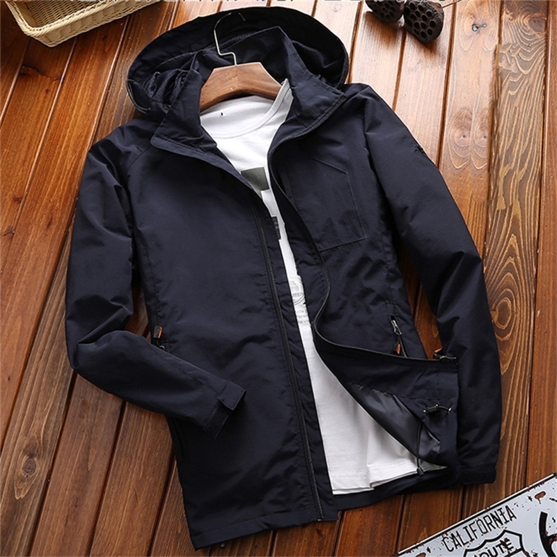 Mens Bomber Jacket Zipper Male Casual Streetwear Hip Hop Slim Fit Pilot Coats Men Hooded Outwear Baseball Jackets Clothing 201127