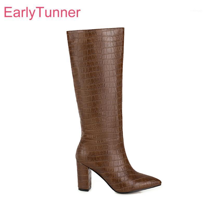 2020 Winter Brand New Fashion Brown Black Women Mid Calf Boots High Sqaure Heels Lady Riding Shoes Big Size 10 43 45 481
2020 Winter Brand New Fashion Brown Black Women Mid Calf Boots High Sqaure Heels Lady Riding Shoes Big Size 10 43 45 481