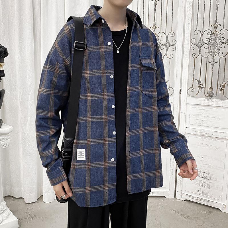2020 spring new Fashion long-sleeved striped shirt Korean ins Hong style loose men's Best gray Free shipping Genuine
2020 spring new Fashion long-sleeved striped shirt Korean ins Hong style loose men's Best gray Free shipping Genuine