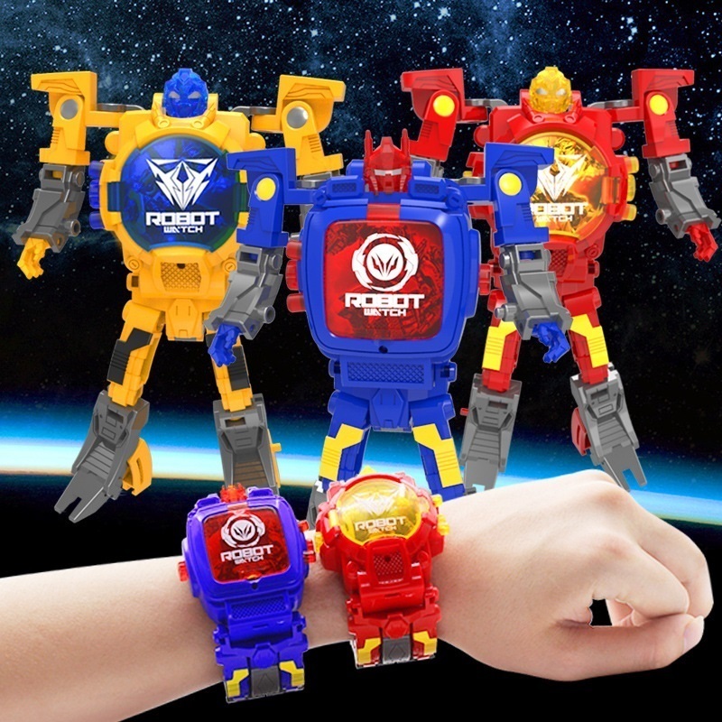 Deformation Robot Action Trasformation Wristwatch Toy Kids Robot Electronic Watch Creative Gifts Educational Toys Watch toy LJ201105
Deformation Robot Action Trasformation Wristwatch Toy Kids Robot Electronic Watch Creative Gifts Educational Toys Watch toy LJ201105