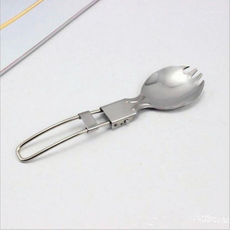 Outdoor Supplies Stainless Steel Tableware Foldable Spoon Fork Traveling Camping Folding Cutlery1
Outdoor Supplies Stainless Steel Tableware Foldable Spoon Fork Traveling Camping Folding Cutlery1