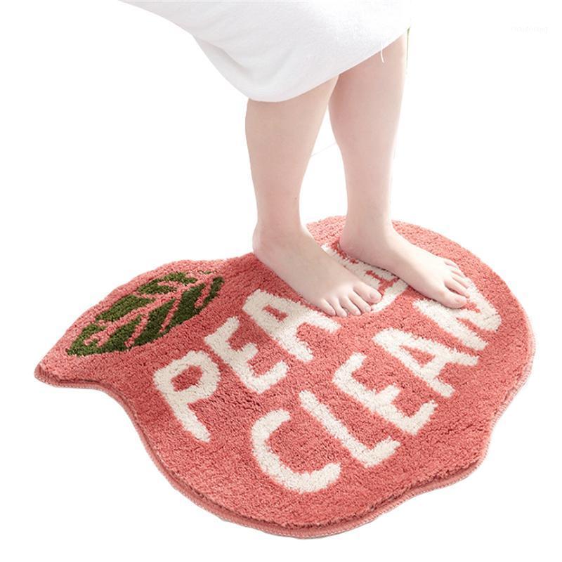 Fashion Letter print Household Floor Mat Anti-Slip Soft Water Absorption Cover Bathing Room Doorway Cute Peach Shape Bath Mat1
Fashion Letter print Household Floor Mat Anti-Slip Soft Water Absorption Cover Bathing Room Doorway Cute Peach Shape Bath Mat1