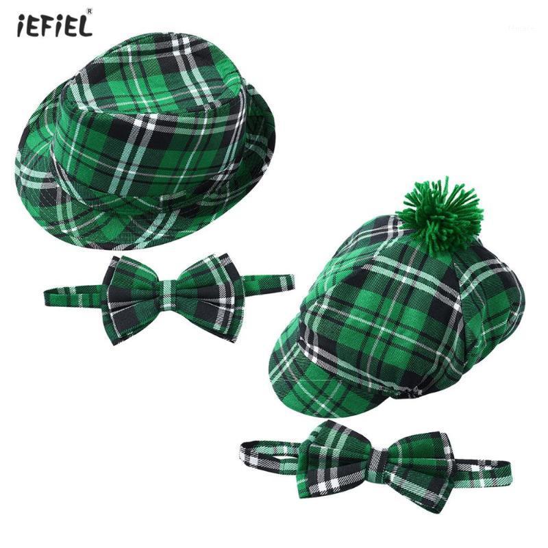 Women Men St Patrick Day Party Fedoras Set Classic Lattice Style Hat and Bow Tie Adult Cosplay Plaid Newsboy Cap Outfit Clubwear1, Green a
Women Men St Patrick Day Party Fedoras Set Classic Lattice Style Hat and Bow Tie Adult Cosplay Plaid Newsboy Cap Outfit Clubwear1, Green a