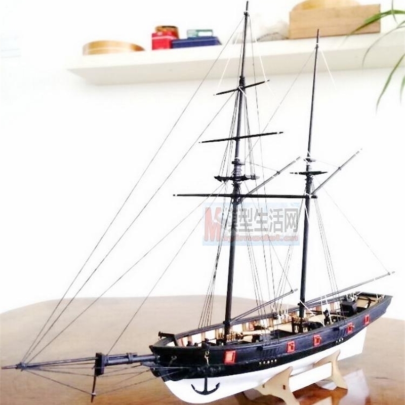 Free shipping 1:100 Scale Wooden Sailboat Halcon1840 Model Ship + life boat + Brass updates kits Y200428
Free shipping 1:100 Scale Wooden Sailboat Halcon1840 Model Ship + life boat + Brass updates kits Y200428