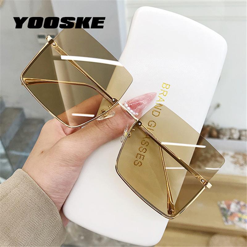Sunglasses YOOSKE Oversized Square Women Men Vintage Ladies Sun Glasses Retro Half Frame Gradient Eyewear UV400
Sunglasses YOOSKE Oversized Square Women Men Vintage Ladies Sun Glasses Retro Half Frame Gradient Eyewear UV400