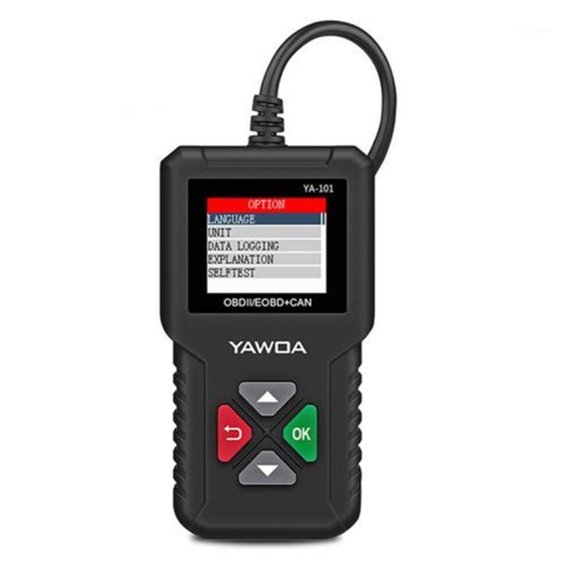 YA-101 OBD2 Automotive Code Reader Scanner 9 Languages Multiple Functions Car Fault Detection Engine Fault Diagnostic Tool1
YA-101 OBD2 Automotive Code Reader Scanner 9 Languages Multiple Functions Car Fault Detection Engine Fault Diagnostic Tool1