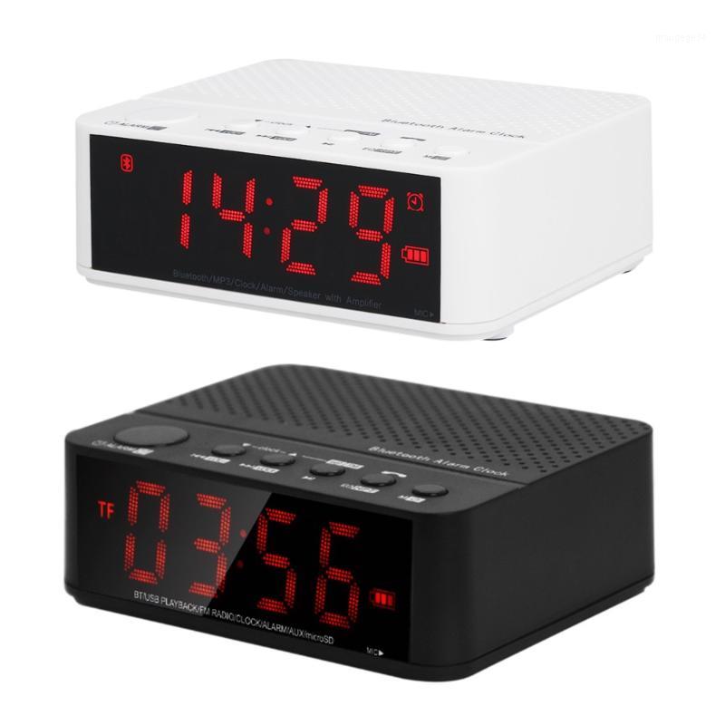 Desktop Wireless Bluetooth Speakers Alarm Clock FM Radio TF Card MP3 Player Line In Hands-free with Microphone LED Display1
Desktop Wireless Bluetooth Speakers Alarm Clock FM Radio TF Card MP3 Player Line In Hands-free with Microphone LED Display1