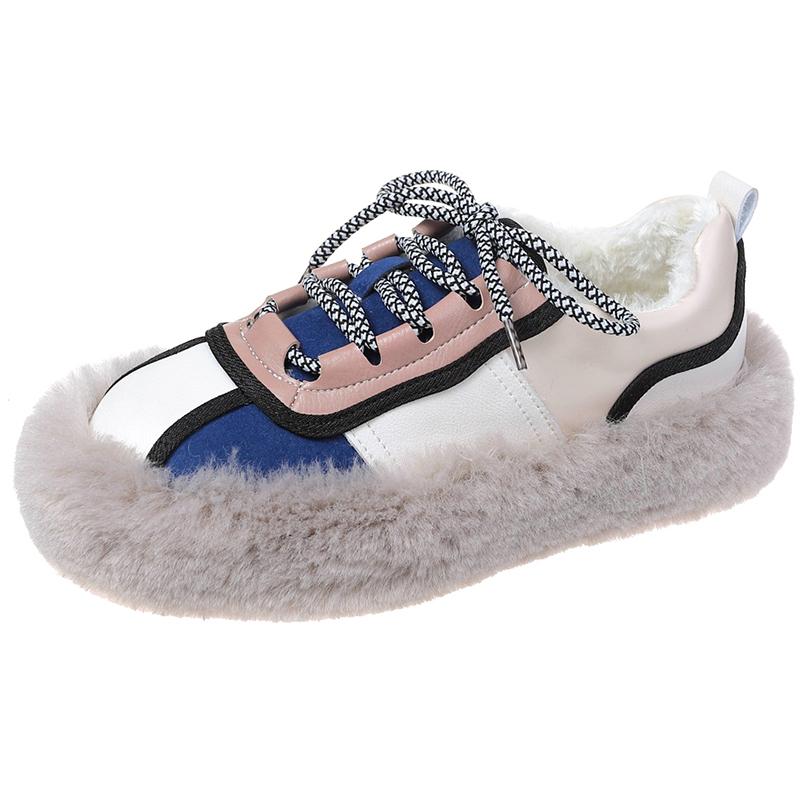 Fashion Womens Lamb Cashmere Sneakers Women Plush Fur Shoes Women Ladies Casual Platform Flats Female Outside Sneakers Femme, Black
Fashion Womens Lamb Cashmere Sneakers Women Plush Fur Shoes Women Ladies Casual Platform Flats Female Outside Sneakers Femme, Black