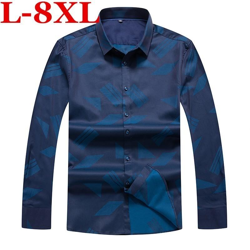 New 8XL 7XL plus size Men Shirts Business Long Sleeve Turn-down Collar Cotton Male Shirt Slim Fit Popular Designs Large 5XL, Red
New 8XL 7XL plus size Men Shirts Business Long Sleeve Turn-down Collar Cotton Male Shirt Slim Fit Popular Designs Large 5XL, Red