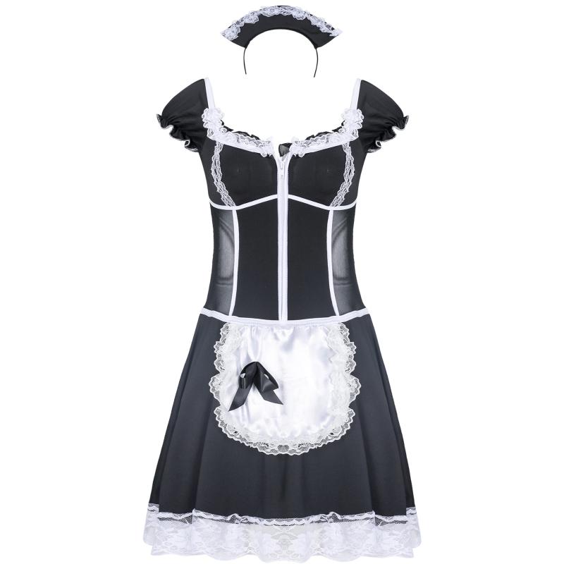 XL Role Play Sexy Maid Dress Cosplay Sexy Underwear Servant Dress Game Uniform, Black
XL Role Play Sexy Maid Dress Cosplay Sexy Underwear Servant Dress Game Uniform, Black