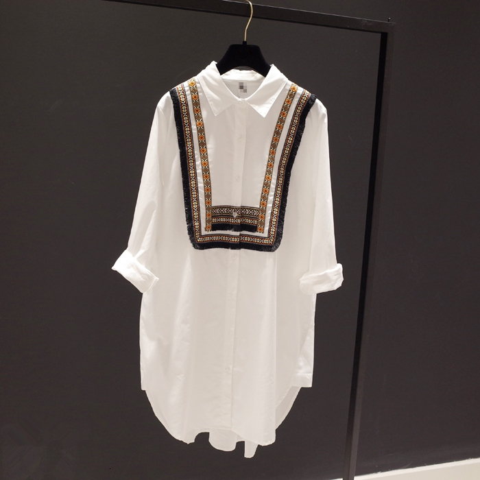 2021 New National Style Cotton Shirt Tops Summer Long Sleeve Embroidery White Blouse Women Plus Size Casual Blusa 4p5m, Beige
2021 New National Style Cotton Shirt Tops Summer Long Sleeve Embroidery White Blouse Women Plus Size Casual Blusa 4p5m, Beige