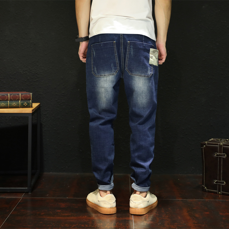 New Jeans Men Classical Jean High Quality Male Casual Pants Plus Size 44 46 48 Cotton Denim Trousers 201223