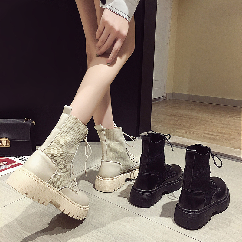 for Ankle Women 2020 Autumn Motorcycle Wholesale Heel Women's Platform Shoes Slide on Toe Round Foot Martin Boots S6me, Black
for Ankle Women 2020 Autumn Motorcycle Wholesale Heel Women's Platform Shoes Slide on Toe Round Foot Martin Boots S6me, Black