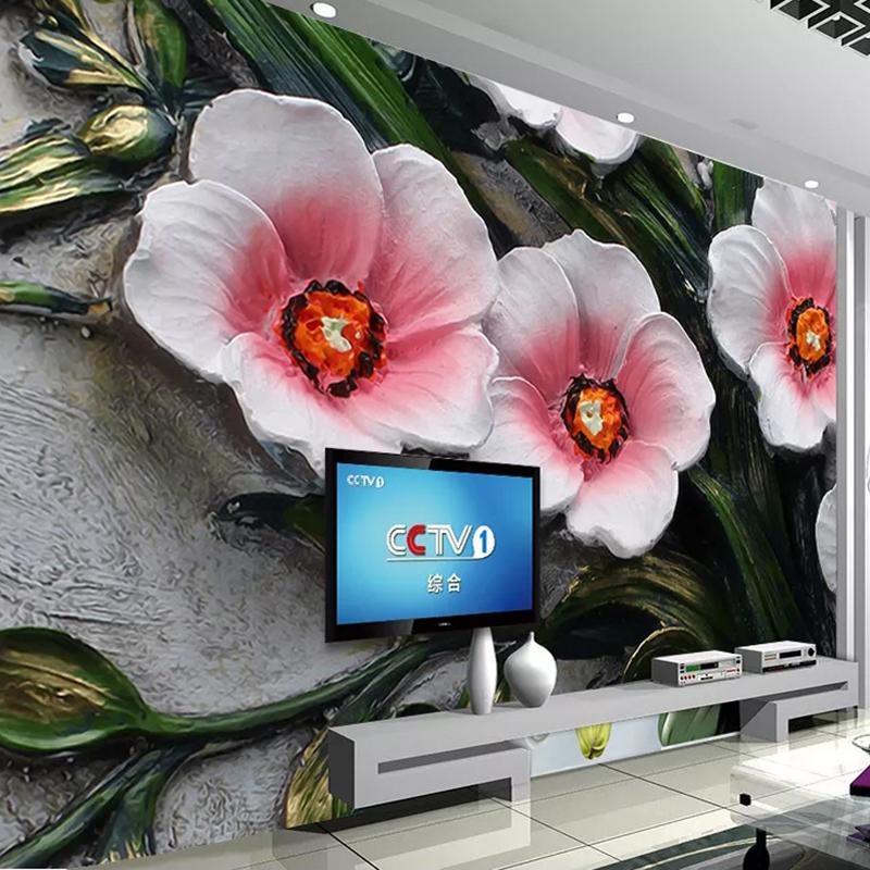 Custom Mural Wallpaper For Walls Roll 3D Stereoscopic Relief Floral Flowers Living Room Sofa TV Background Wall Decor Painting, As pic
Custom Mural Wallpaper For Walls Roll 3D Stereoscopic Relief Floral Flowers Living Room Sofa TV Background Wall Decor Painting, As pic