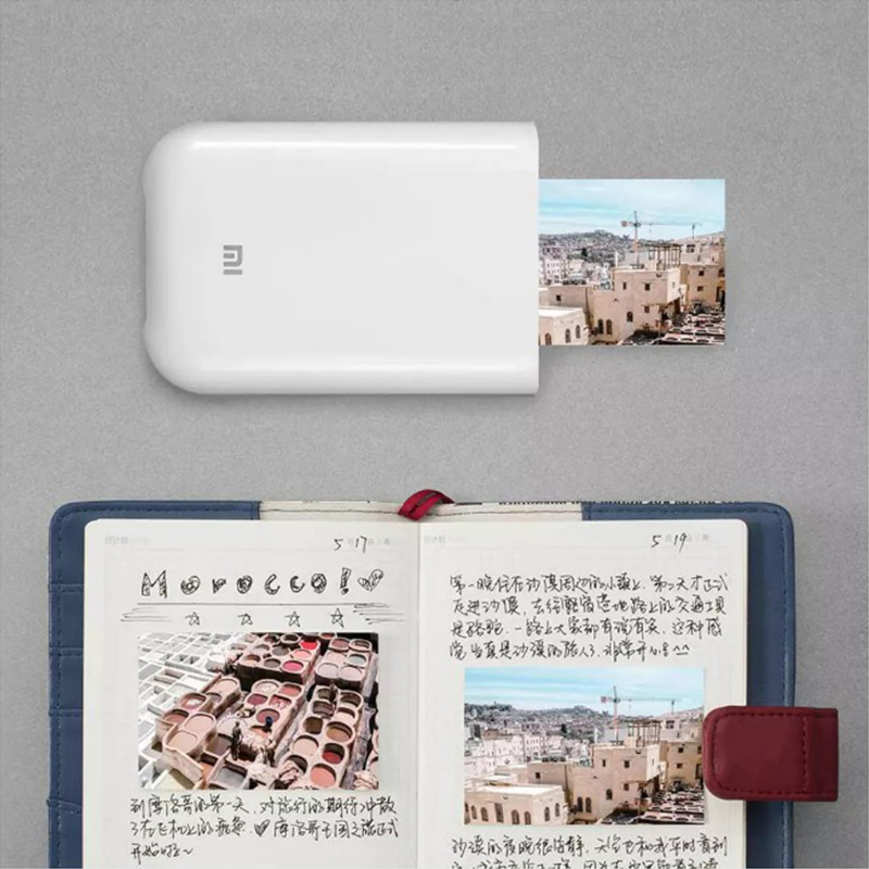 Xiaomi Mijia AR Pocket Printer 300dpi Portable Travel Mini Pocket Printer Party Photo Picture Camera DIY Share 500mAh Picture