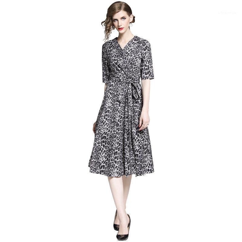 Woman Ladies V-neck Leopard Dresses Runway Belt Slim Party Casual Cute Cocktail Office Work Wear Dress Lady Vestidos1, Xaq526
Woman Ladies V-neck Leopard Dresses Runway Belt Slim Party Casual Cute Cocktail Office Work Wear Dress Lady Vestidos1, Xaq526