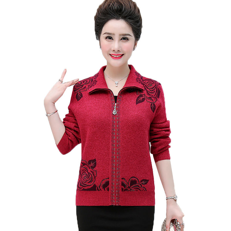 Senior Middle-aged Knit Sweater Women Cardigan Sweaters Casual Winter Elegant Plus Large Female Size Shirt Top R903 F3b6, Dark green.
Senior Middle-aged Knit Sweater Women Cardigan Sweaters Casual Winter Elegant Plus Large Female Size Shirt Top R903 F3b6, Dark green.