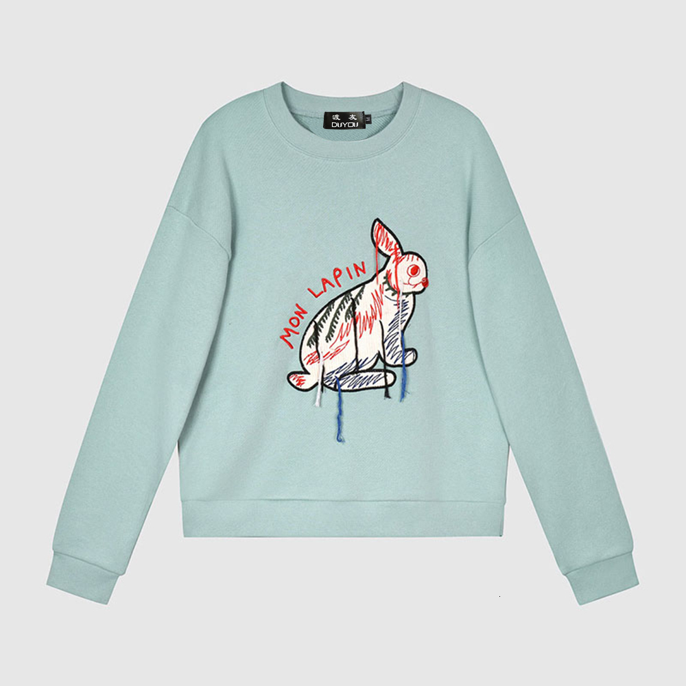 2021 New Fringe Embroidered Rabbit Crew Neck Pullover Sweatshirt Ribbed Cuffs and Hem Casual Sudaderas Hombre U7gi, Mint
2021 New Fringe Embroidered Rabbit Crew Neck Pullover Sweatshirt Ribbed Cuffs and Hem Casual Sudaderas Hombre U7gi, Mint