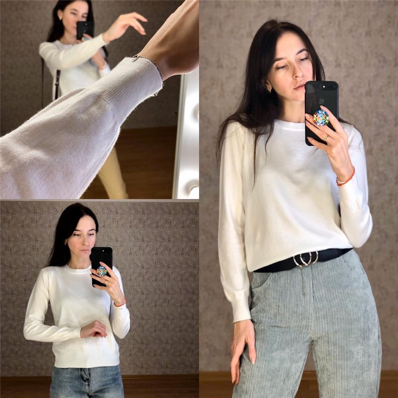 GCAROL Women Candy Knit Jumper Women 30% Wool Slim Sweater Spring Autumn WInter Soft Stretch Render Knit Pullover Knitwear S-3XL 201109