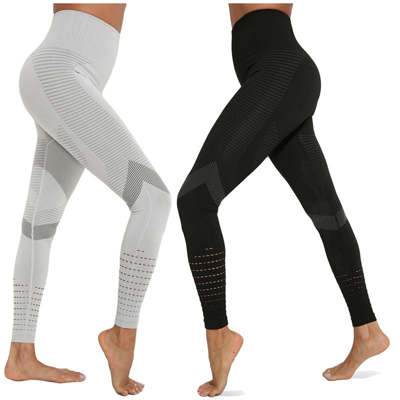 2x Women's Seamless Hollow Moisture Absorbing Sweat Sports Fashion Fitness Yoga Pants Size Black/Gray, As shown
2x Women's Seamless Hollow Moisture Absorbing Sweat Sports Fashion Fitness Yoga Pants Size Black/Gray, As shown