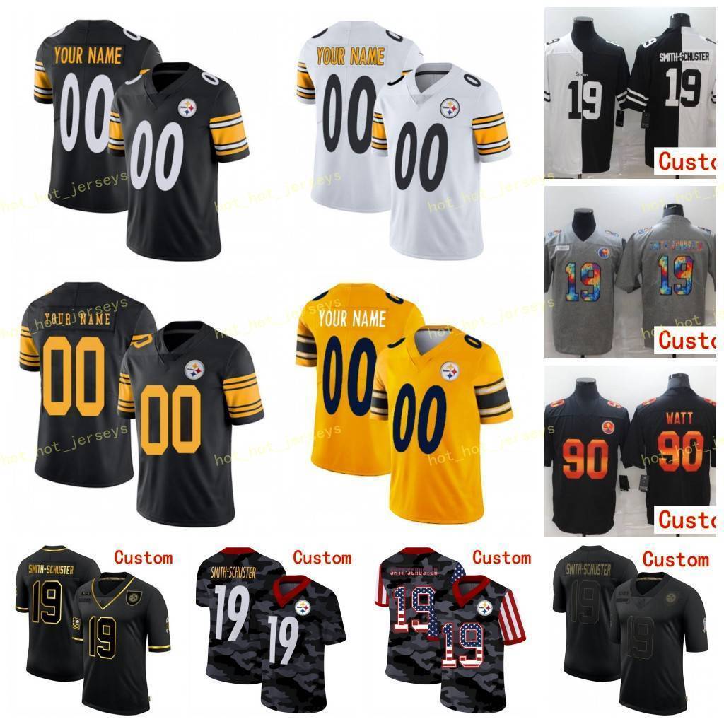 7 Ben Roethlisberger Plttsburgh Custom Football Jersey steeIers 90 T.J. Watt 19 Jujv Smith-Schuster Minkah Fitzpatrick Bud Dupree, Black;red
7 Ben Roethlisberger Plttsburgh Custom Football Jersey steeIers 90 T.J. Watt 19 Jujv Smith-Schuster Minkah Fitzpatrick Bud Dupree, Black;red