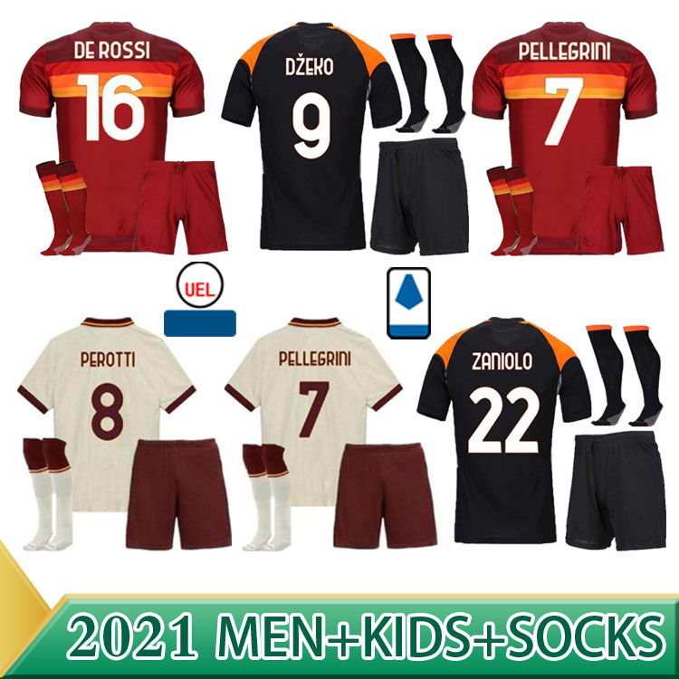 2020 DE ROSSI DZEKO TOTTI PEROTTI KOLAROV ZANIOLO FLORENZI STROOTMAN 2021 Adult Kids Kit +Socks Home Away High-quality Football Shirt, Away adult
2020 DE ROSSI DZEKO TOTTI PEROTTI KOLAROV ZANIOLO FLORENZI STROOTMAN 2021 Adult Kids Kit +Socks Home Away High-quality Football Shirt, Away adult