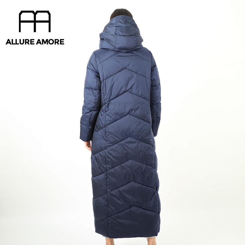 new cotton women's down jacket long parka outwear north with hood warm puffer quilted coat face female plus size montcler 201029